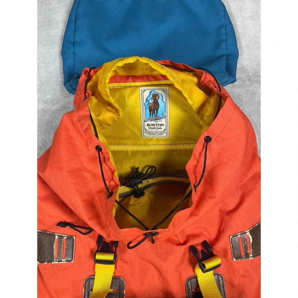 Burton Tinder Backpack 25L Orange Blue Yellow Rucksack Laptop Daypack Hiking